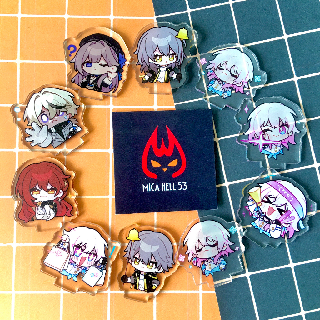 Standee Mini Honkai Star Rail Standee Anime Manga Acrylic 3cm Cute ...