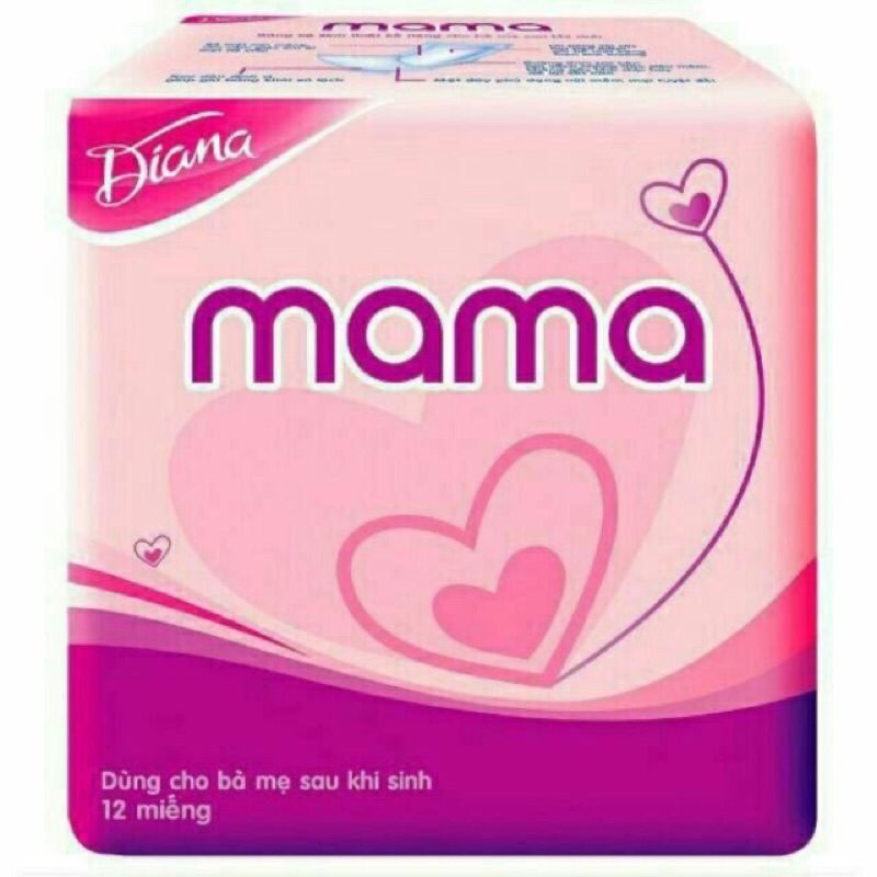 Mama Sanitary Napkin 12 Pieces (For Mother After Giving Birth) Shopee Malaysia
