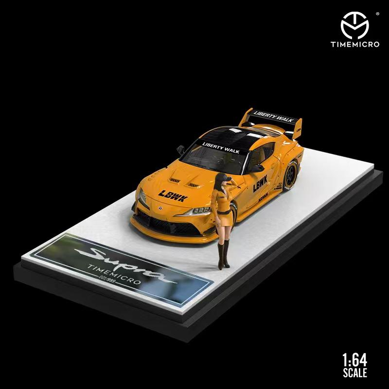 1:64 TIME MICRO MODEL - LBWK Toyota Supra A90 Yellow Color (Figure ...