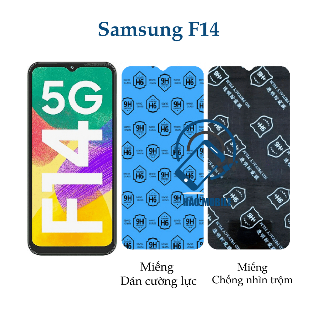 Samsung F14 nano flexible sturdy stickers (transparent and antitheft