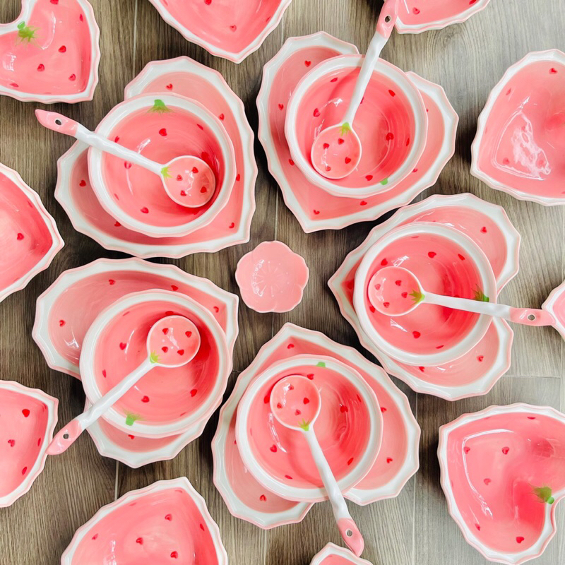 Set Of Cute Porcelain Dishes And Rice Dishes Decor Cute Porcelain