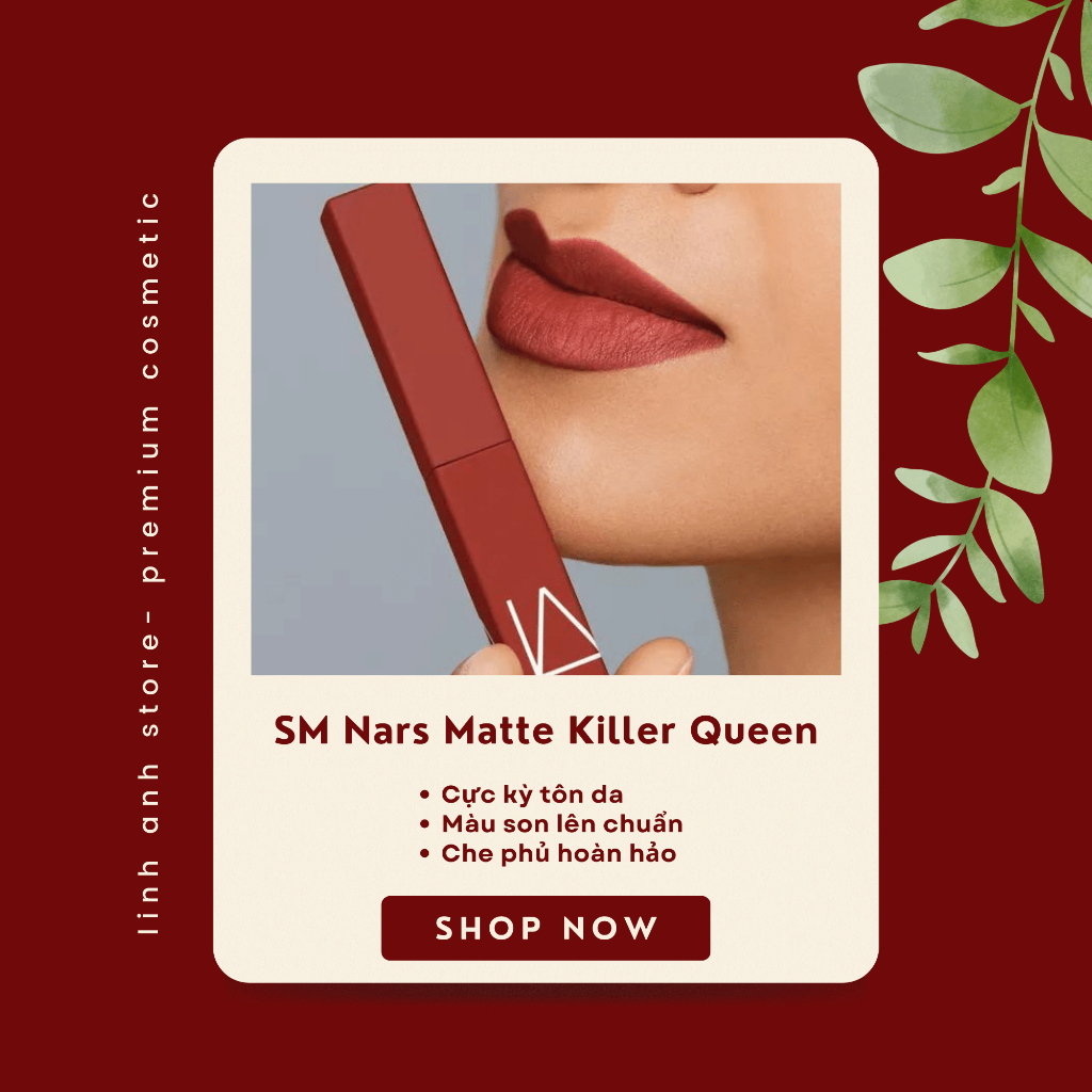 Nars Powermatte Lipstick Ultra Matte Killer Queen Shopee Malaysia