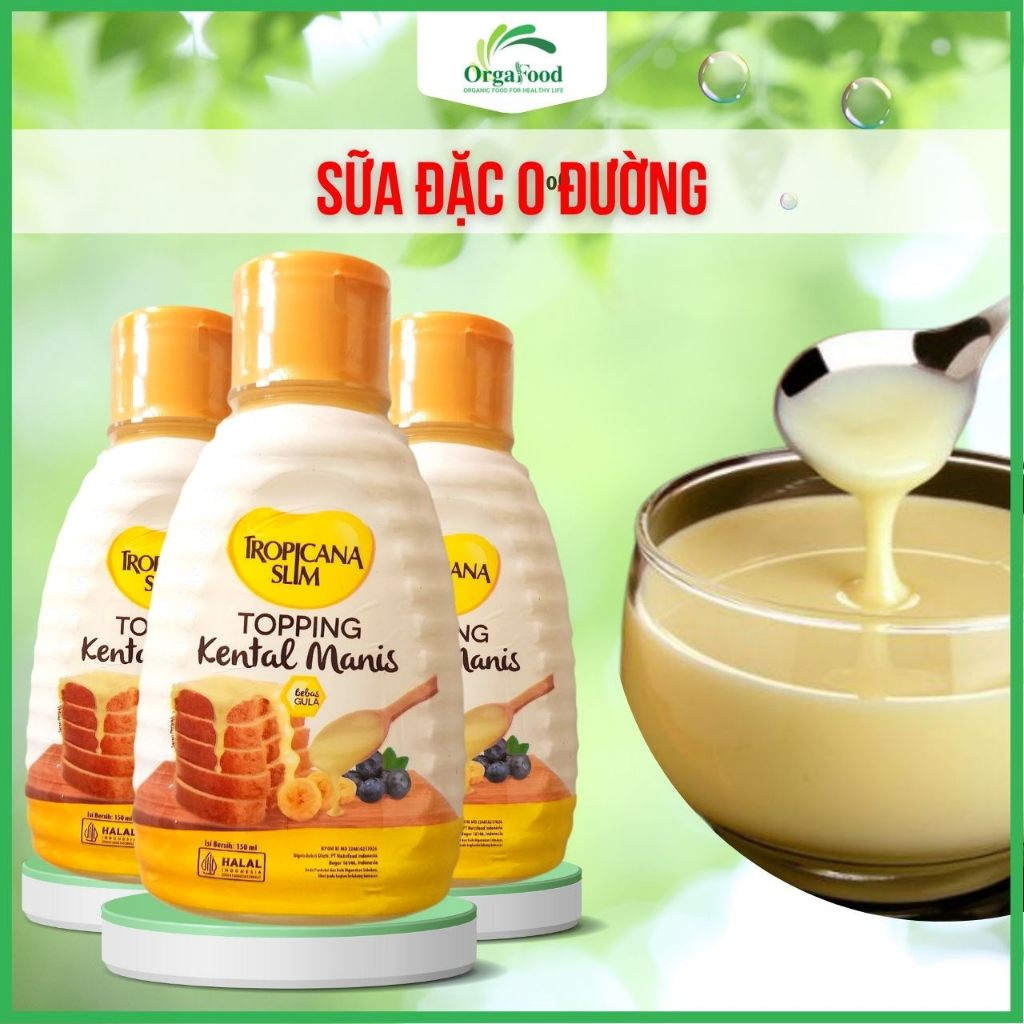 Tropicana Slim SugarFree Diet Condensed Milk Safe For Diabetics And Healthy Dieters, Eatclean