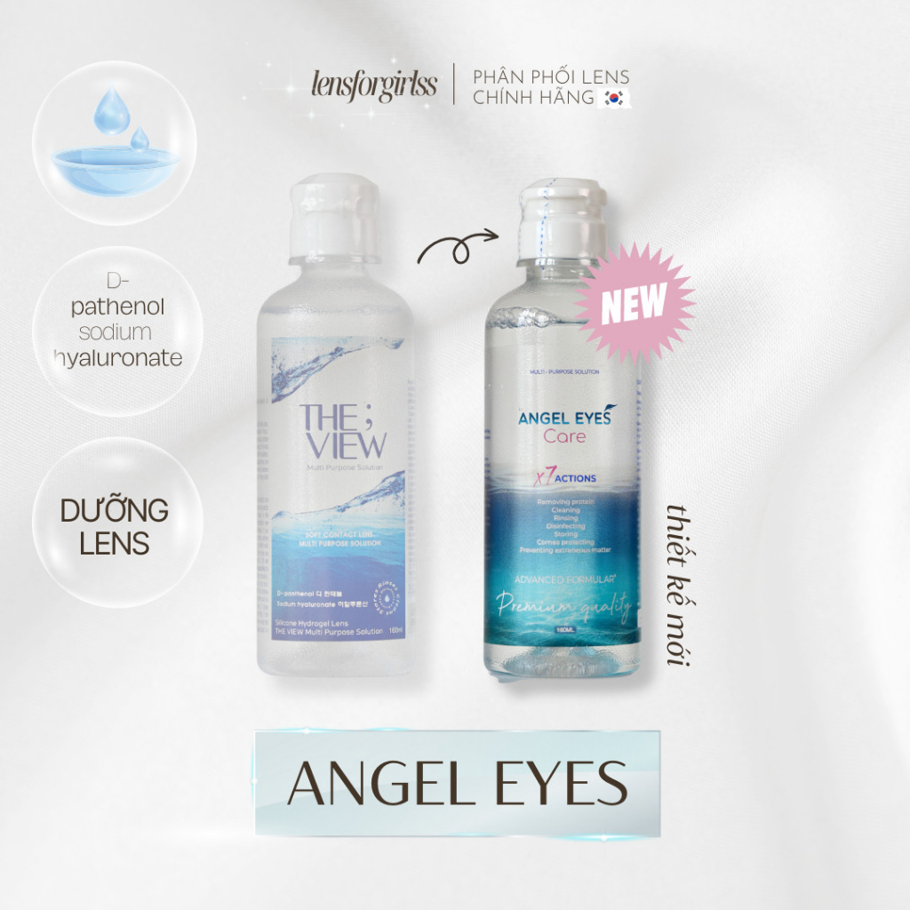 Innovative Version ANGEL EYES Contact Lens Soak From THE VIEW