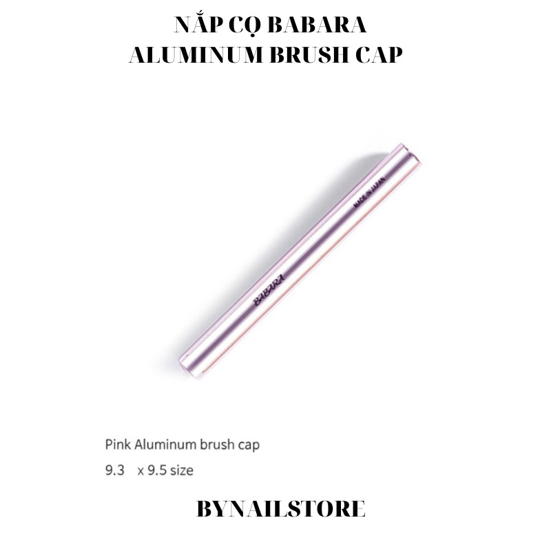 [Babara Brush] Babara Aluminum Pink Nail brush Cap (1pcs) Shopee Malaysia