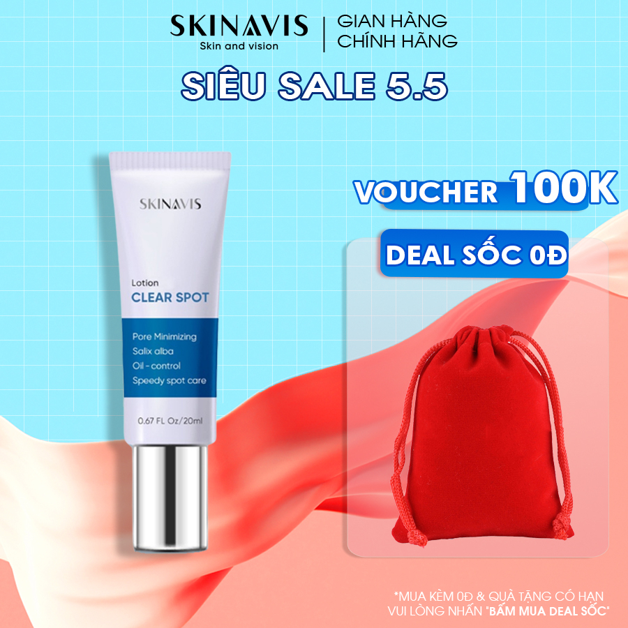 Skinavis Clear Spot Lotion Blackhead & Sebum Control Lotion 20ml Shopee Malaysia