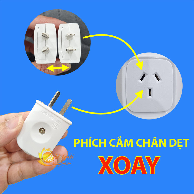 Extremely SHOCKING PRICE - ROTARY flat pin plug (white) | Shopee Malaysia