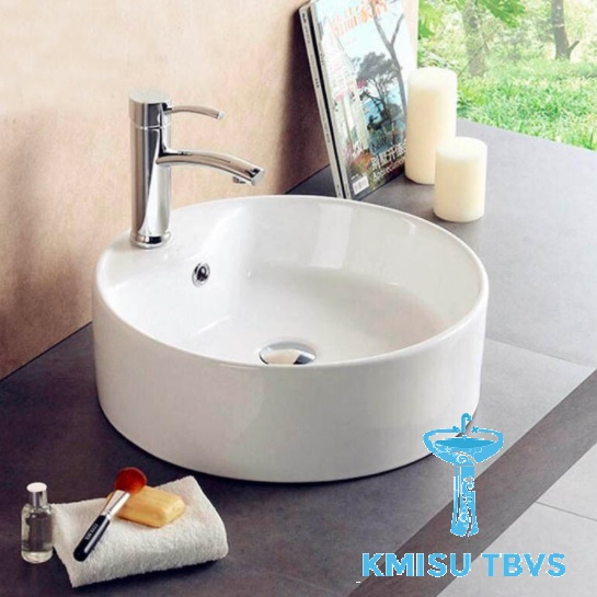 Lavabo sink, stone countertop sink, white round wall-mounted labo sink ...