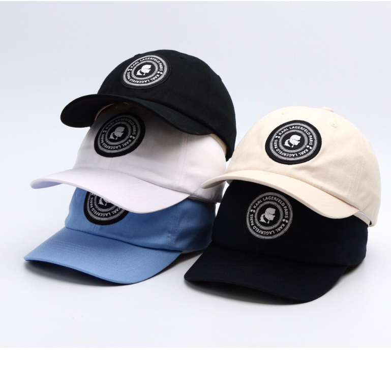 Ka RL LAGERFIELD Korean cotton cap, high quality 3D embossed rubber ...