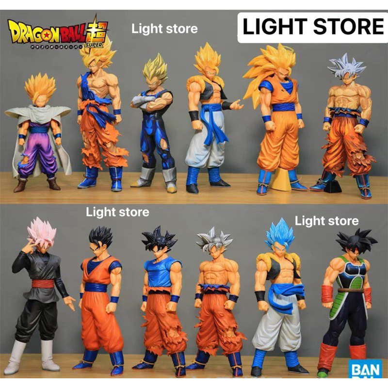 Figurine Dragon Ball Gogeta Super Saiyan 21 Cm – Son Goku Et Vegeta Fusionnés