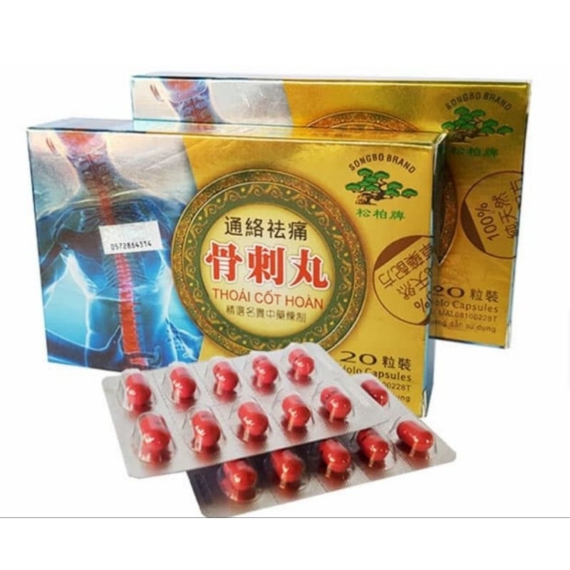 Malaysian Aches And Pains (Box / 20 Capsules) Relieve Osteoarthritis