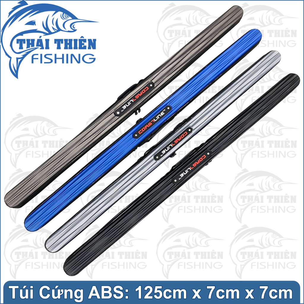 Hard Coastline Fishing Rod Carrying Case ABS Plastic Material 125cm x 7cm x 7cm Shopee Malaysia