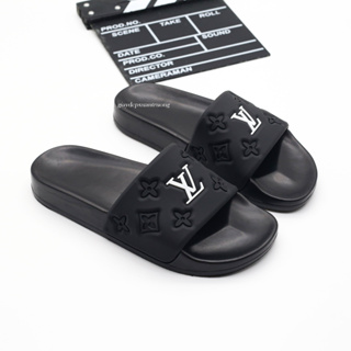 kasut lelaki ◣100% Original ◢ New Monogram Lv Louis Vuitton Men slipper men  sandal lelaki