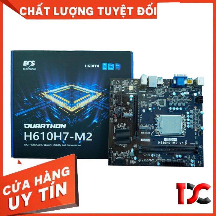 Mainboard ECS H610H7-M2 - Genuine Product - | Shopee Malaysia