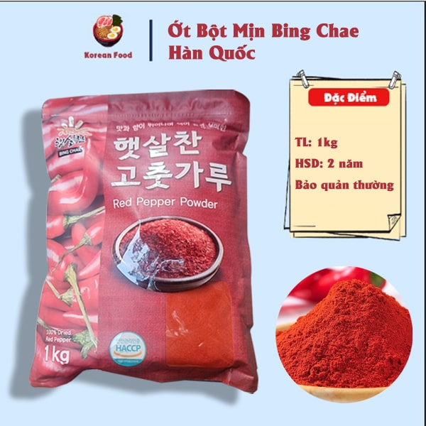 Korean Standard Kimchi Chili Powder {Fine Chili Powder Bing Chae