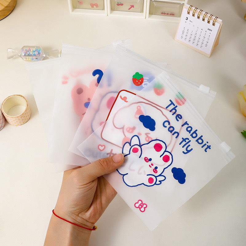 (8 Models) Mini Cute Zip Lock Bag With Zipper, Plastic Zip Bag Can Be Used Many Times For Gift