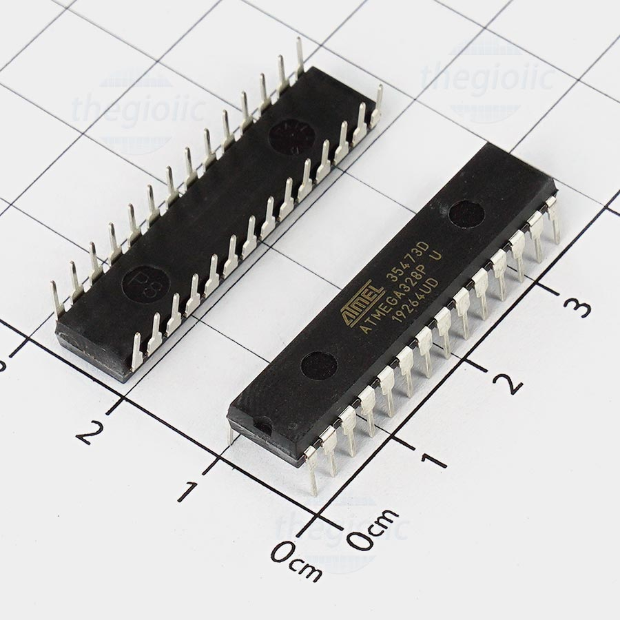 Atmega328p-pu, 8-Bit AVR Microcontroller, 20MHz, 32KB FLASH, 28-DIP ...