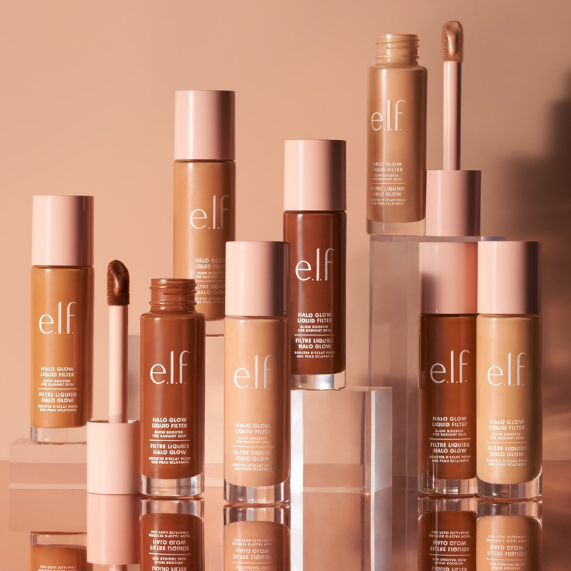 Elf Halo Glow Liquid filter Primer Creates A Stretchy Skin Effect elf ...