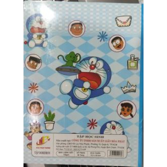 10 Doremon Student Notebooks 96 pages 4 cells DL100gsm - (with notebook ...