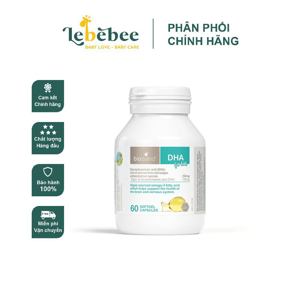 Dha Bio Island Australia Fish Oil For Babies (60 Capsules) Shopee