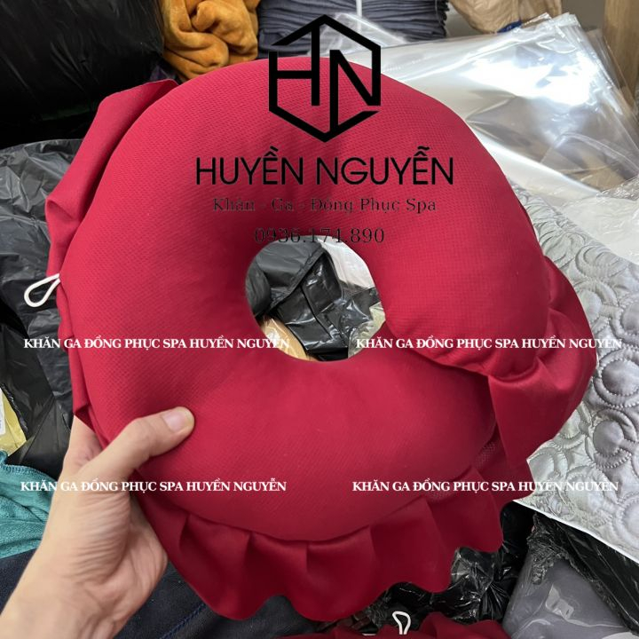 Fullcolor elastic neck ruffled pillow against pain and prevents neck