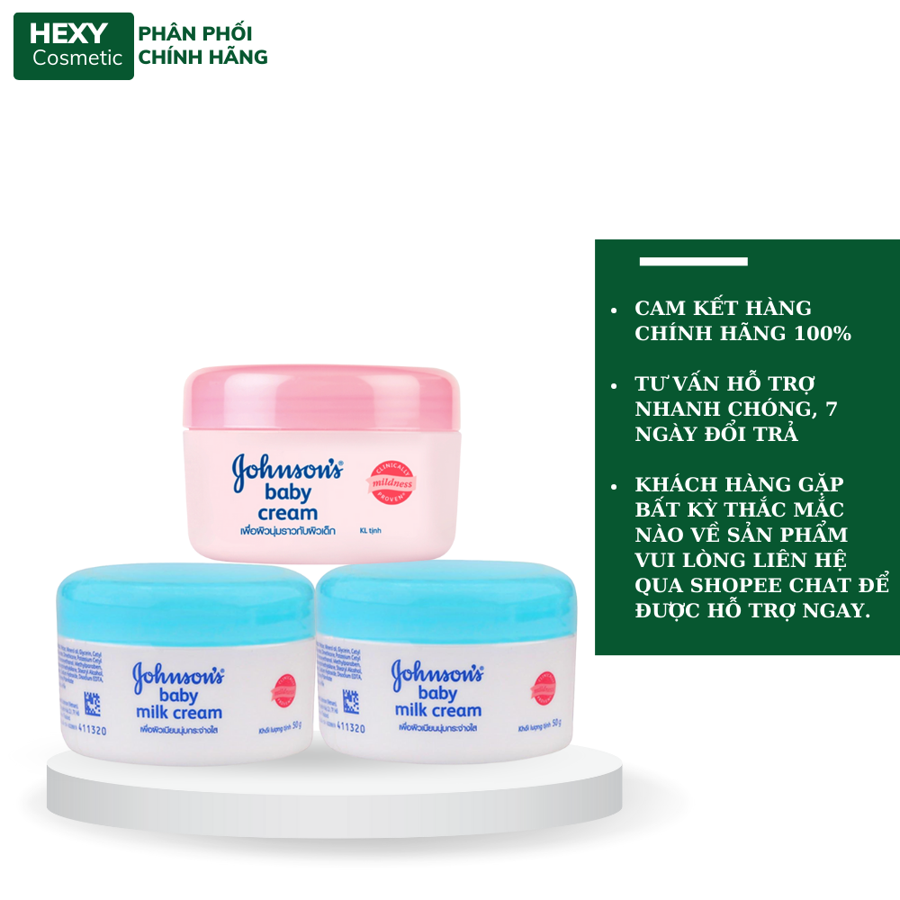Johnson's Baby Milk + Rice Cream 50G Shopee Malaysia