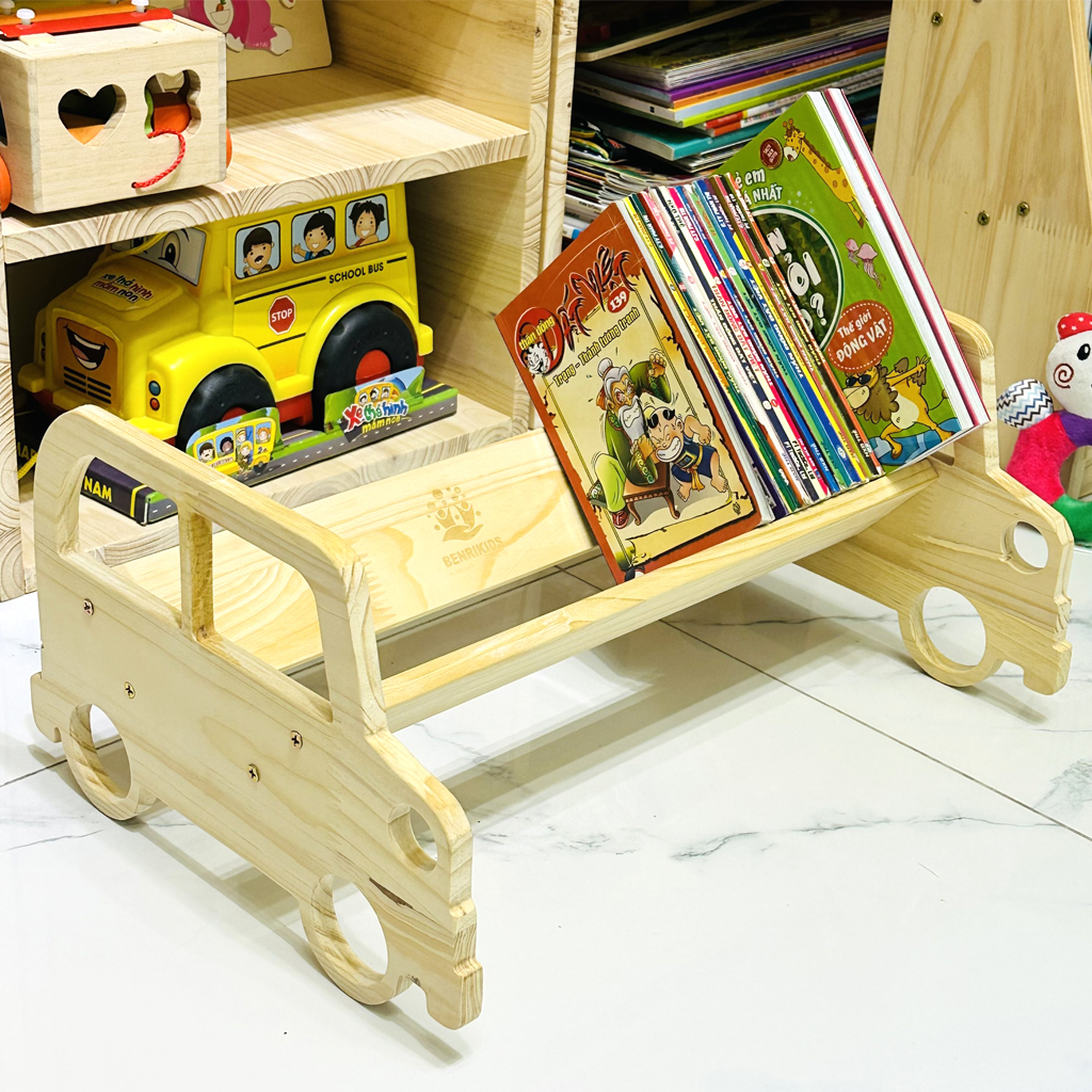 Wooden Bookshelves For Children Desktop Cars Create A Learning Space To Explore And Create