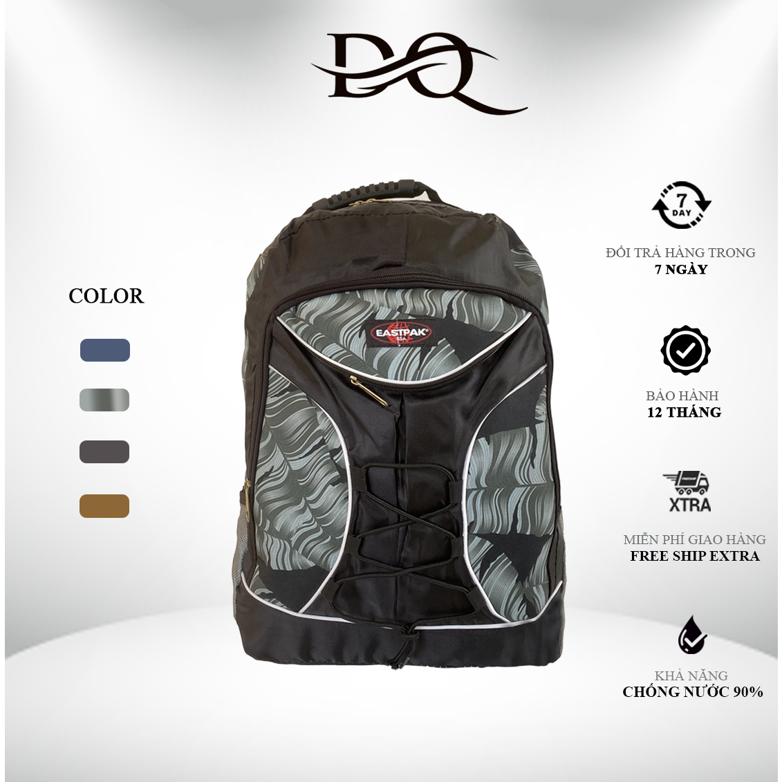 Rola / EASTPAK Backpack For Men And Women, Going To School, Picnics