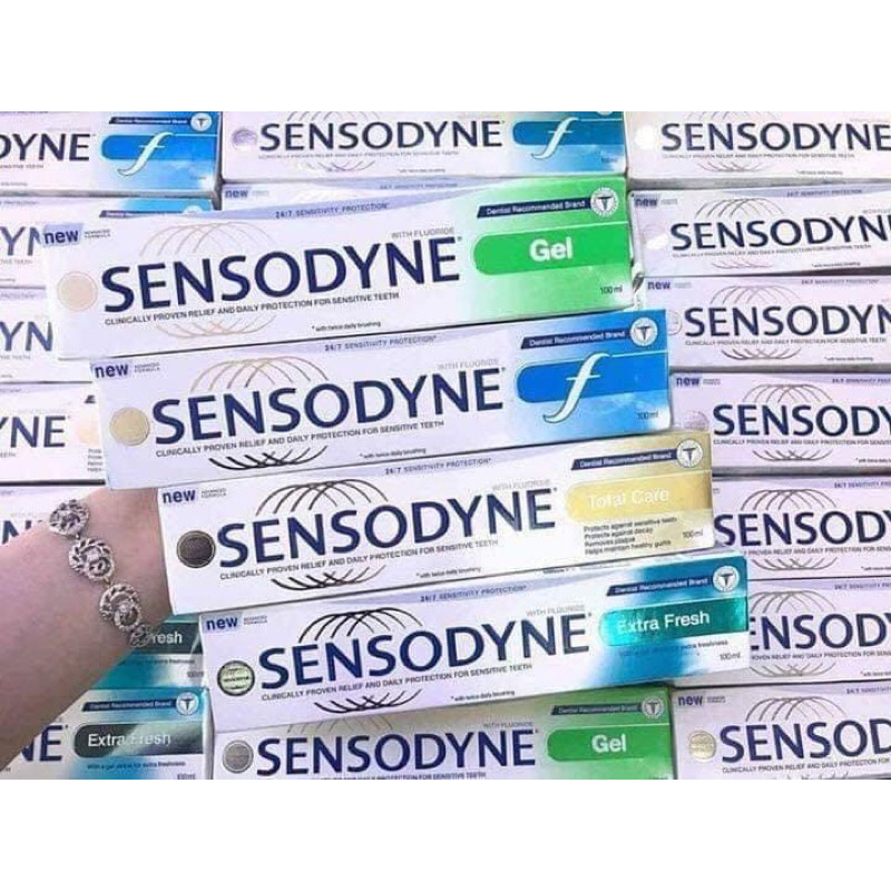 Combo 5 Bottles Of Sensodyne Toothpaste AntiSensitivity Whitening