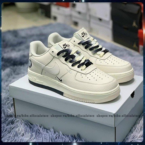 Nike Air Force 1 Low Brook Lyn Sail Black Sneakers AF1 With B Letter ...