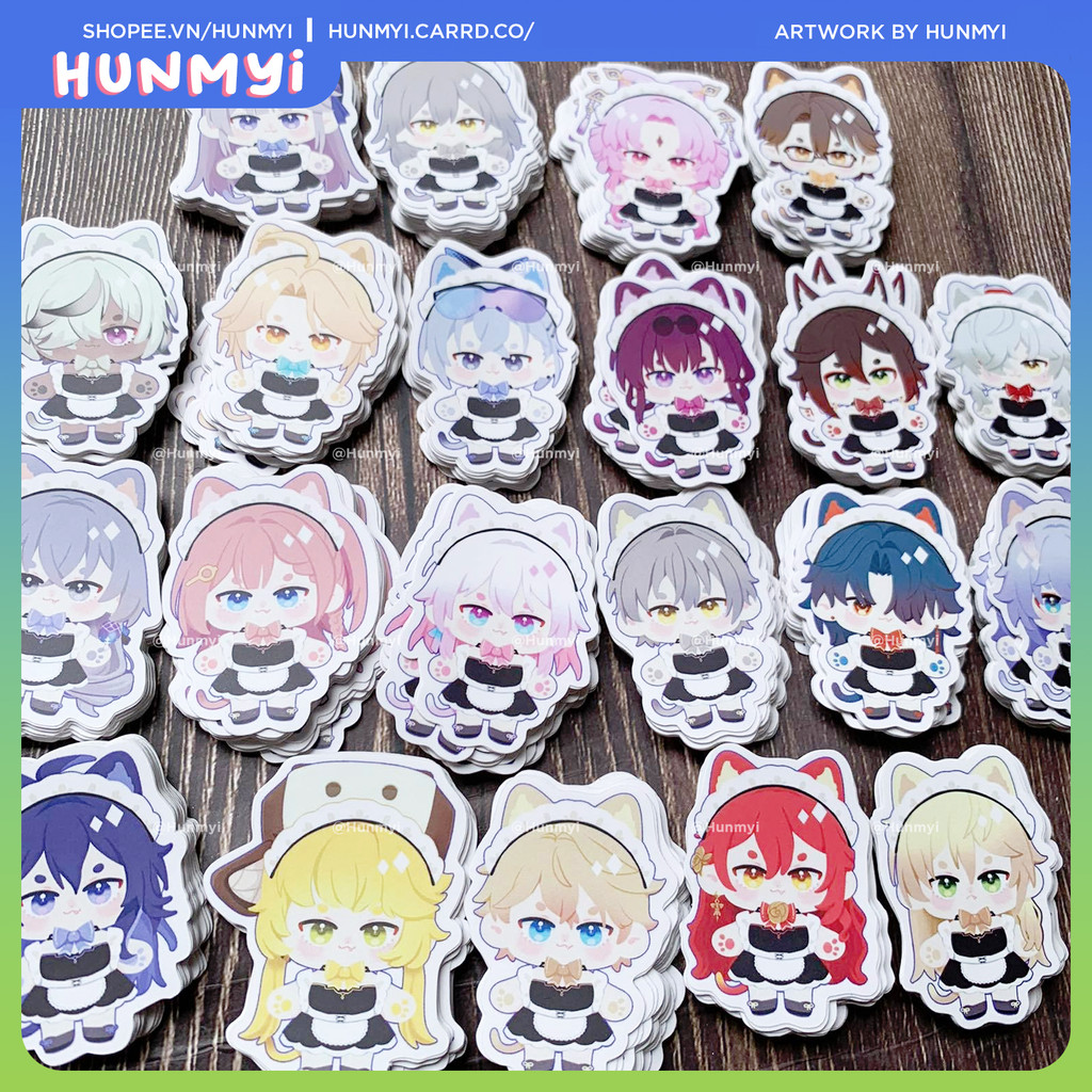 [Gacha] Honkai: Star Rail Sticker / Sticker | Artist: Hunmyi | Shopee ...