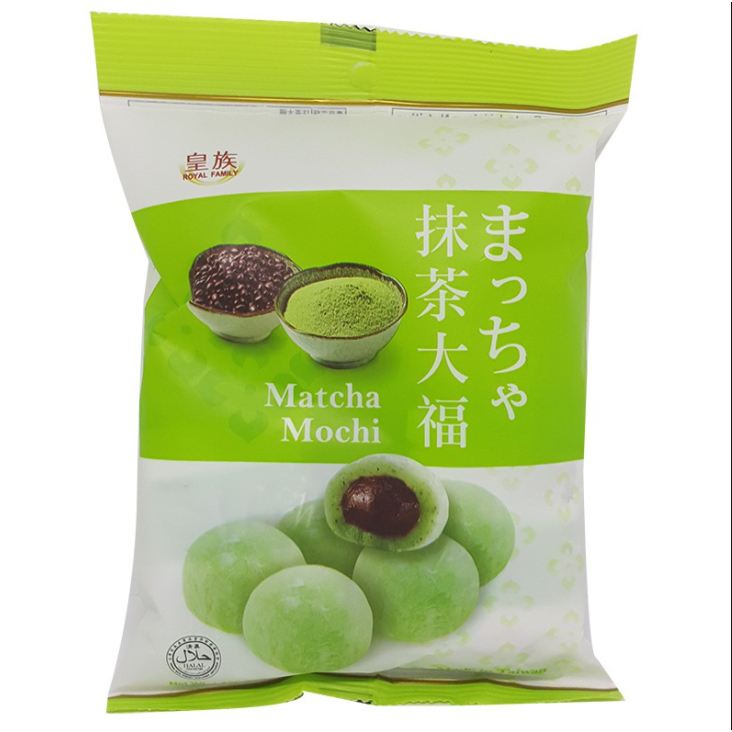 Mochi Royal Family Green Tea Red Bean Mochi 120g | Shopee Malaysia