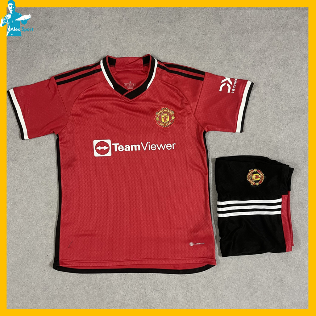 Mu Football clothes set Home 20232024 Beautiful version Shopee Malaysia