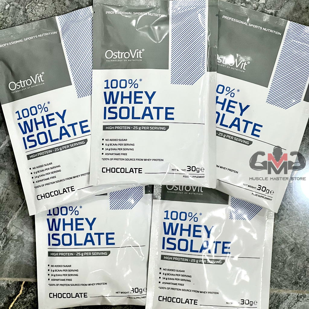 Sample Package Trial Ostrovit Whey Protein Isolate 30g Shopee Malaysia