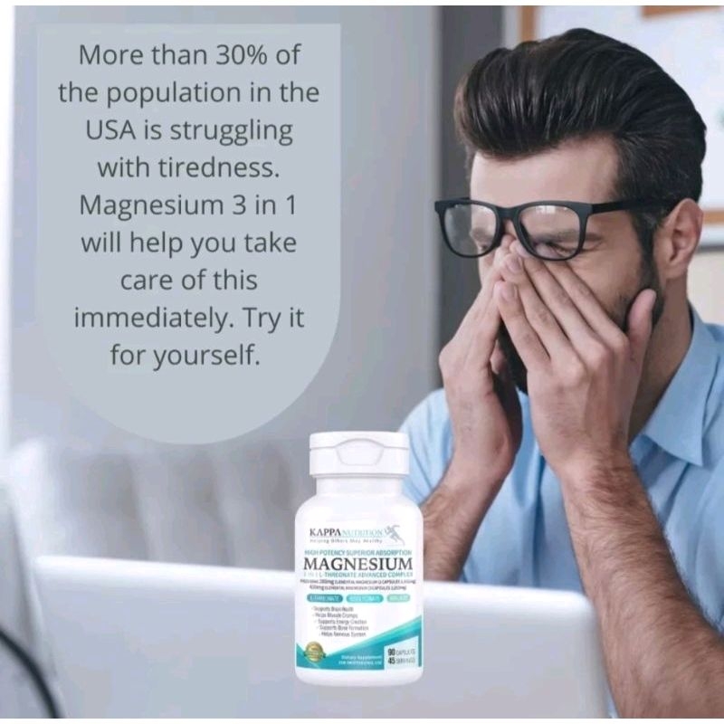 Magnesium L threonate glycinate 1500mg Mixture Rejuvenate The Body