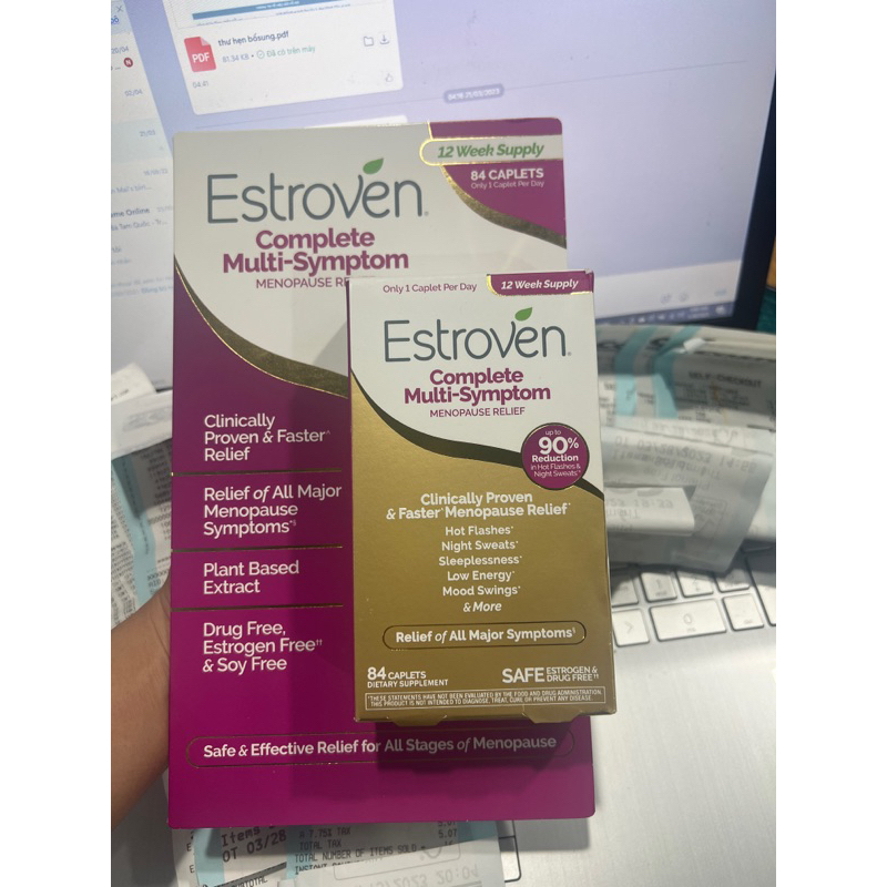 Estroven Complete Multi-Symptom Menopause Relief Hormone Balancing ...