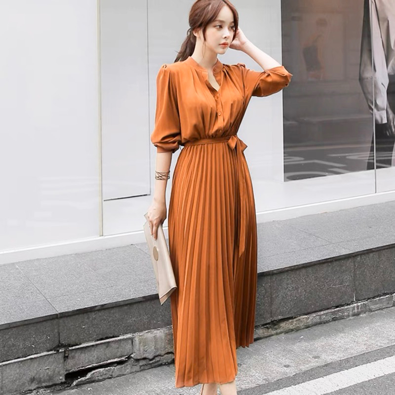 Gold Copper Dress Stamped li (With Real Picture) Shopee Malaysia