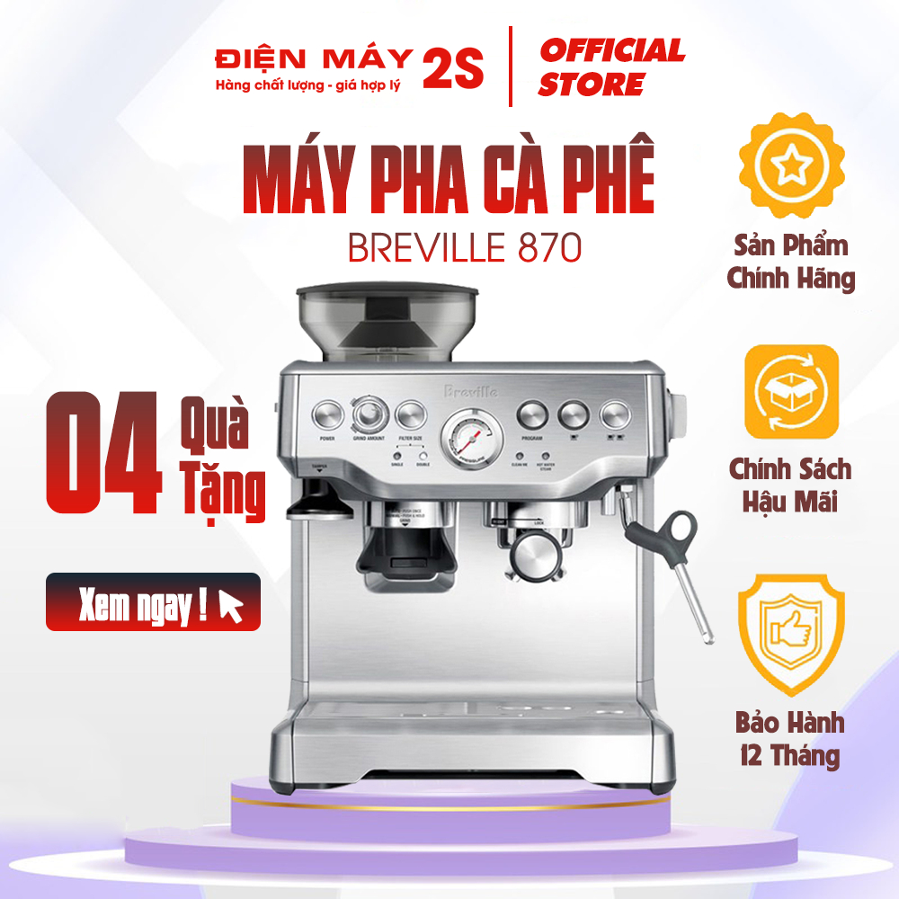 [Ready Stock] Breville 870 Automatic Coffee Machine, Coffee Maker