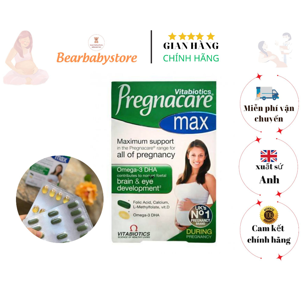 Multivitamins + DHA Pregnacare Max For Pregnant Mothers (Box Of 84 Tablets) Shopee Malaysia