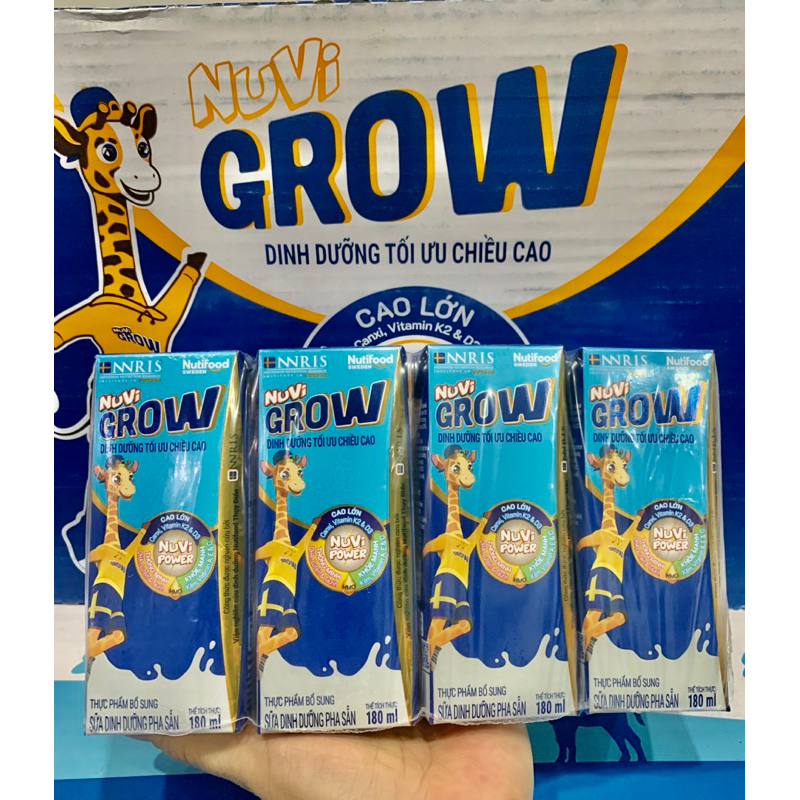 Carton of 48 boxes of Nuvi Grow NutiFood ready-to-drink milk powder ...