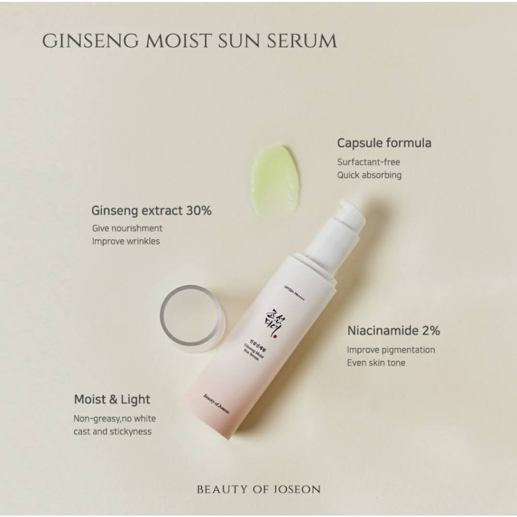 Beauty of Joseon Ginseng Moist Sun Serum 50ml | Shopee Malaysia