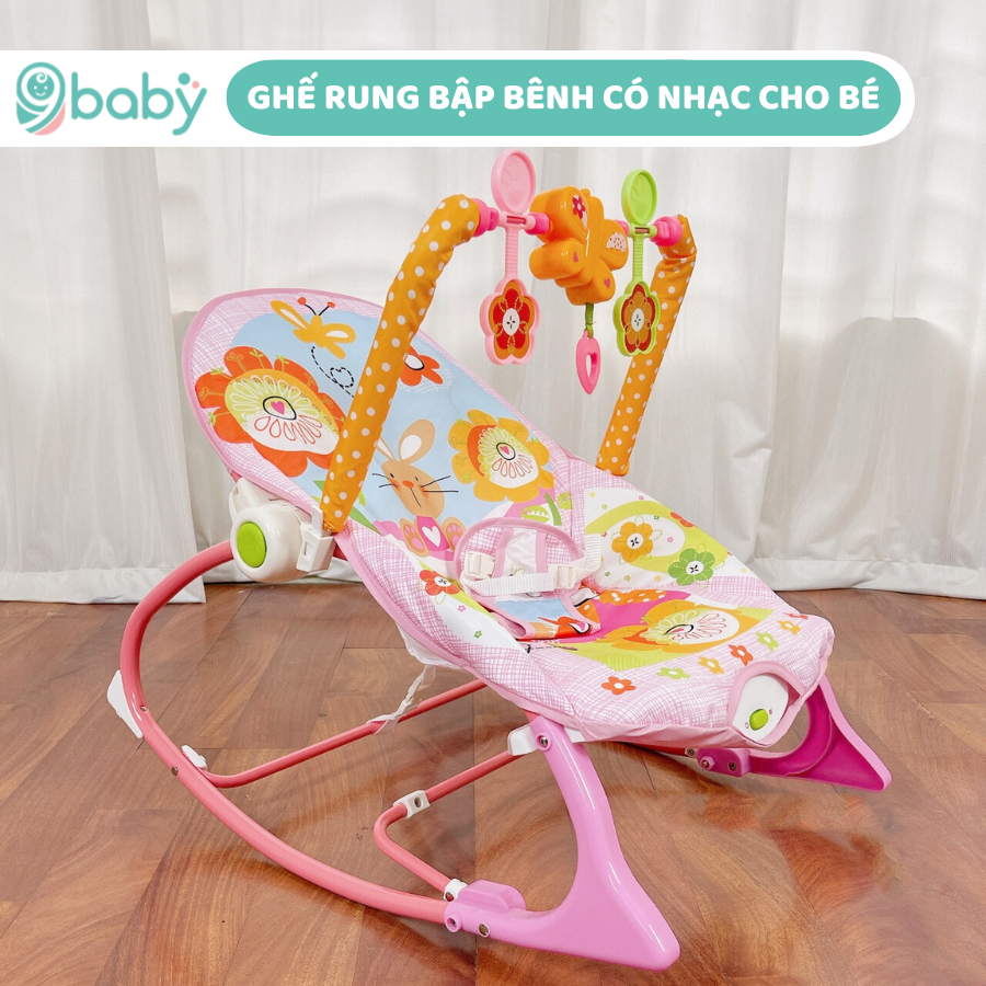 Vibrating Chair With Music, Seesaw Cum Baby Chair 2 Positions Reclining