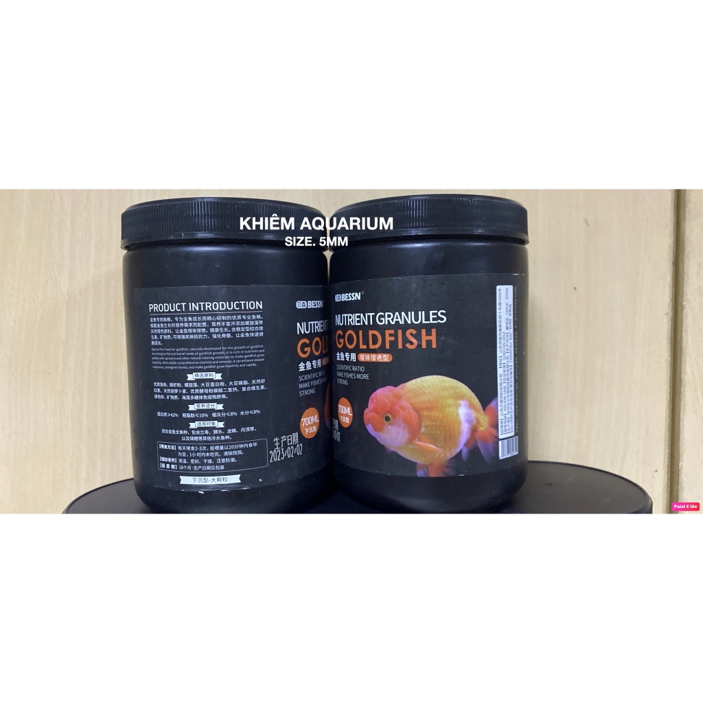 Ranchu goldfish food, oranda BESSN high protein, spirulina helps fish