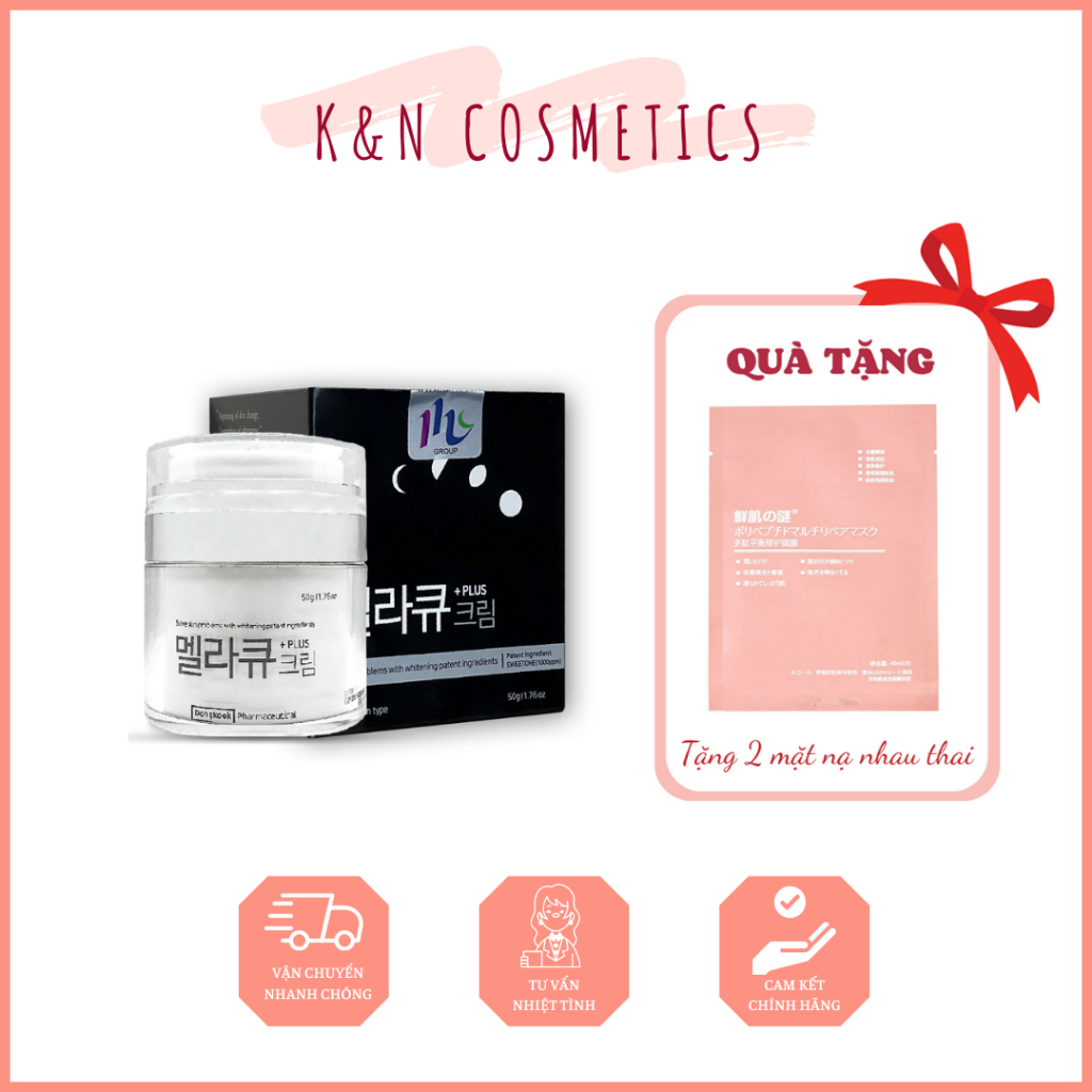 Dr.mh Mela Q Plus Whitening Cream Korean dark spots 50ml Shopee