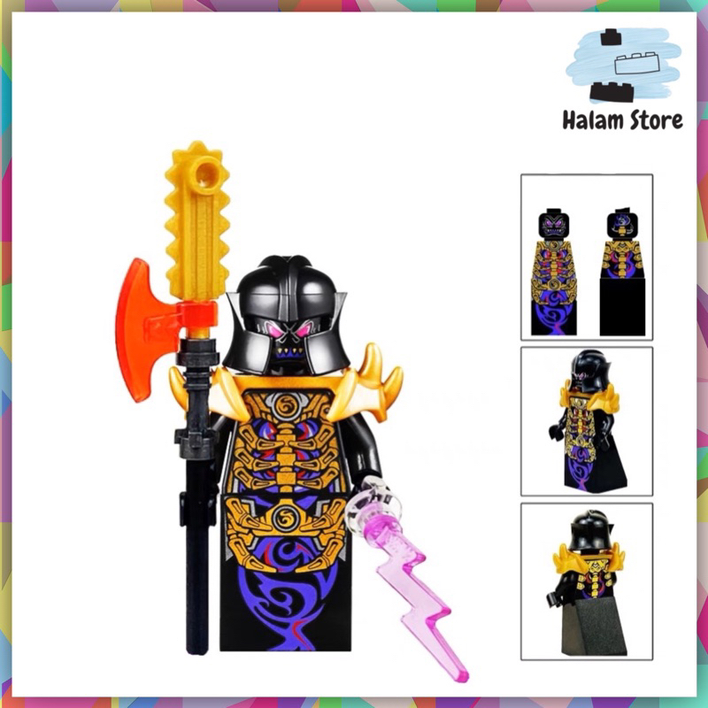 Minifigures Ninjago season 2 Overlord Assembly Model - Overlord Dark ...