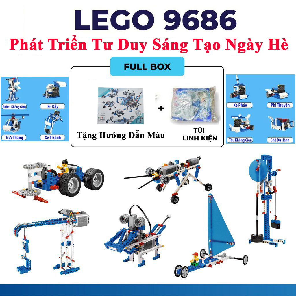 Assembling Toy 9686 Motorized Mechanical Engineer + Free color ...