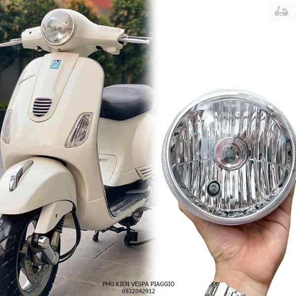 Round Headlights For Vespa LX With Bulbs Shopee Malaysia