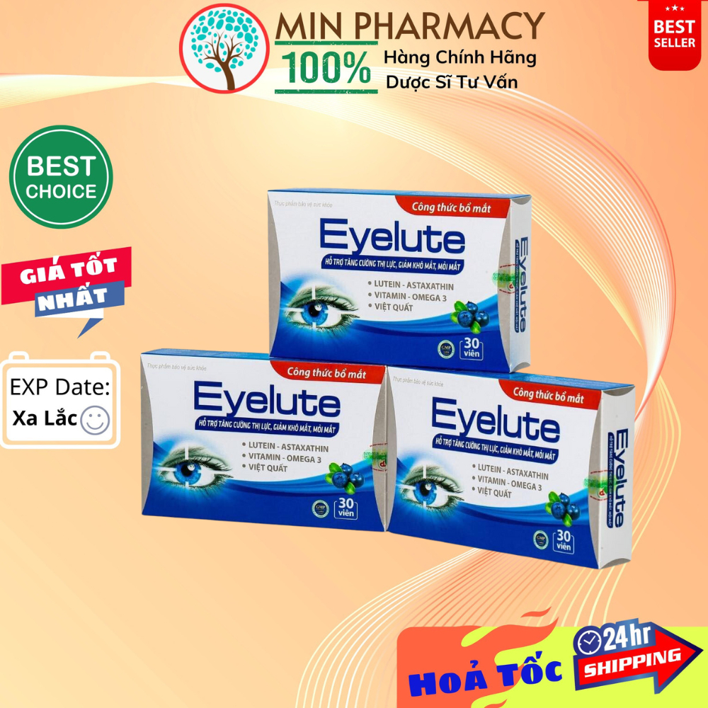 EYELUTE eye supplements and bright eyes (box of 30 pills) | Shopee Malaysia
