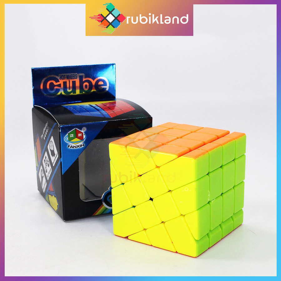 Rubik FanXin Windmill 4x4 Cube Rubic 4-Storey Variant Stickerless ...