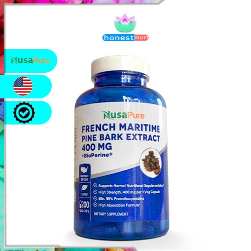 Support Health of French Nusapure French Maritime Pine Bark Extract